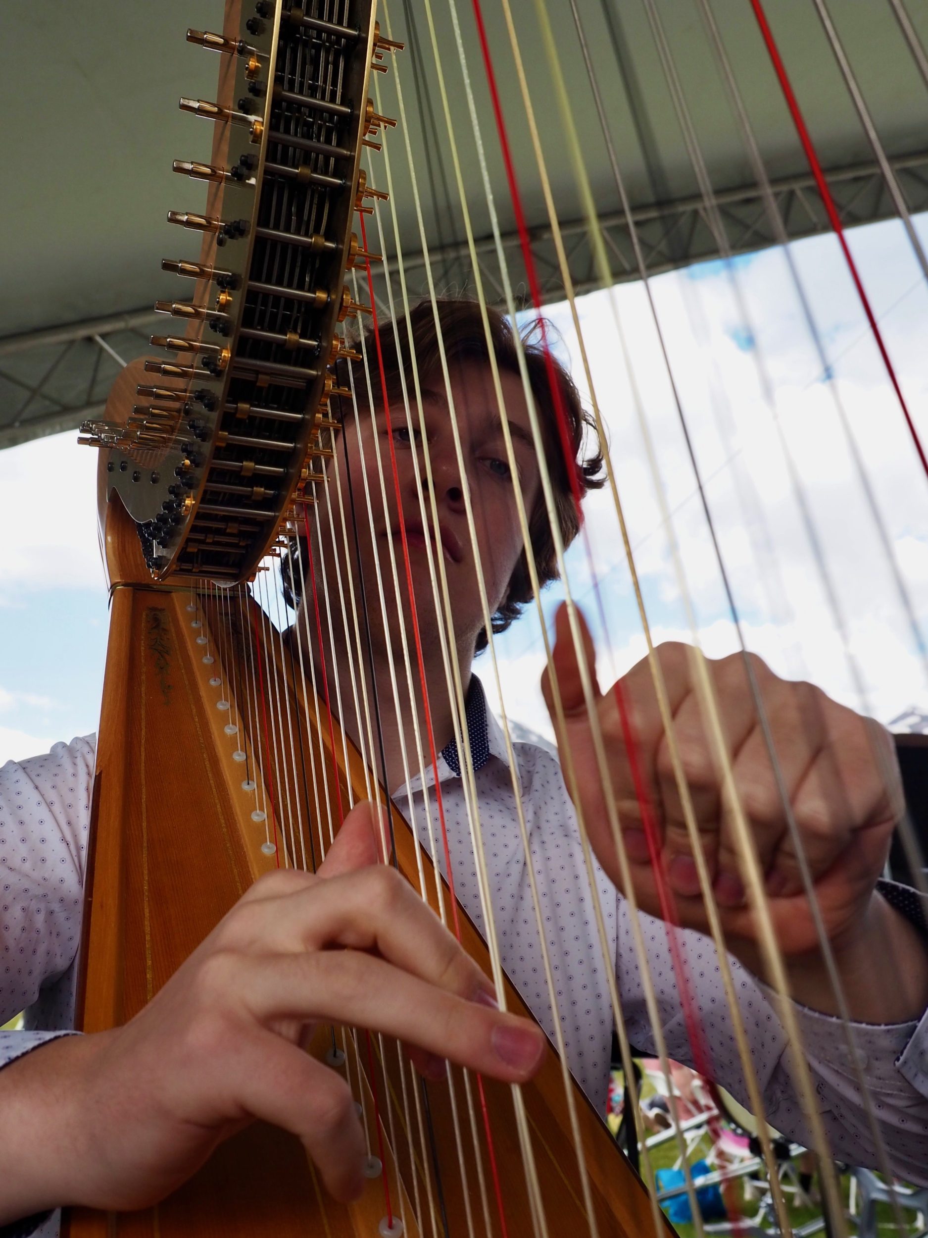 The NRO’s harpist prepares for solo debut